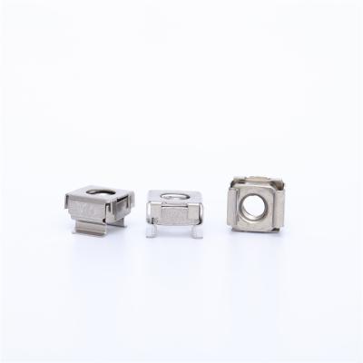 China Heavy Industry stainless steel cage Nuts M4-M12 SS304 cassette Square Cage Nut for sale