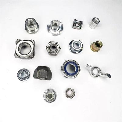 China Heavy Industry Multi-variety, Daquan welding, self-locking, hexagonal rivet nuts, cassette flange nuts for sale