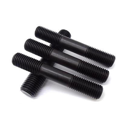 China Industry In stock Customizable High strength 8.8 grade stud full threaded half threaded black stud bolts for sale