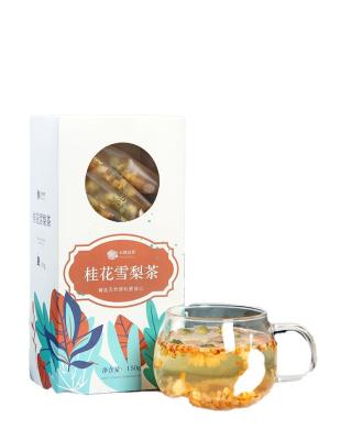 China Wholesale High Quality Health Tea Osmanthus Sugar Snow Pear Tea Bag Scented Rock for sale