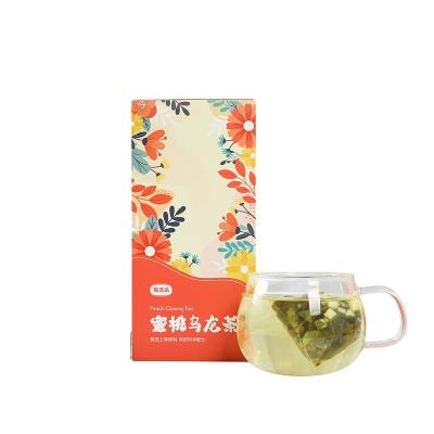 China Hot Sale High Quality Detox Tea Organic Peach Oolong Tea Bag Tea Bag for sale