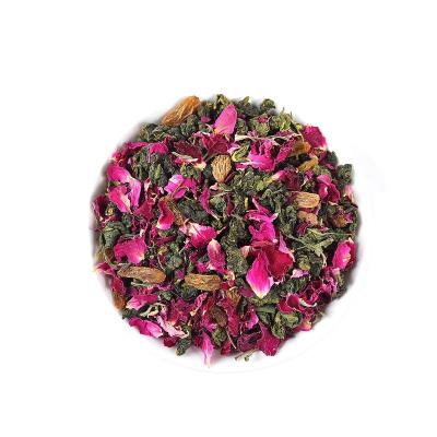 China A combination of tea and fruit. High Quality Currant Rose Fruit Tea Green Tea Bulk Grape Oolong Tea For Dessert for sale