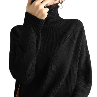 China Anti-pilling Most Products Collar Woman Ladies Sweater Turtle Neck Cashmere Top Selling Sweaters for sale