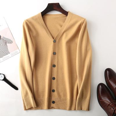 China Anti-Wrinkle Knit Spring And Autumn Thin Sweater Custom Men's Plain Woolen Knitwear for sale