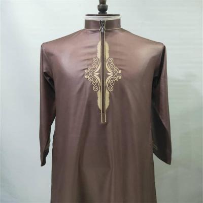 China 2023 new design polyester fashion clothing muslim abaya prayer thobe arabic islamic thobe robe long long for sale