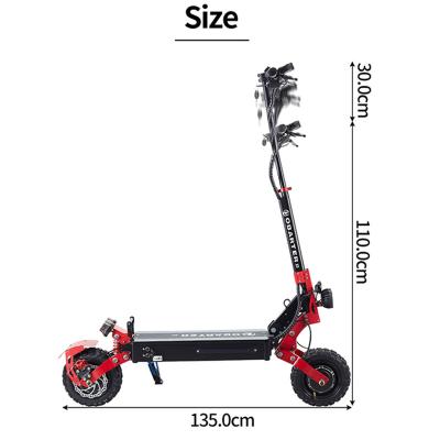 China X3 11 Inch Electric Scooter 48V 2400W Tire Folding Electric Motorcycle EU Warehouse X3 Electric Scooter 70KM/H Double Motor for sale