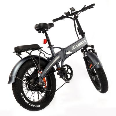 China Aluminum alloy electric mountain bike 48v 500 watt battery electric bike ebicycle high quality foldable ebike 32km/h 20inch tire wholesale for sale