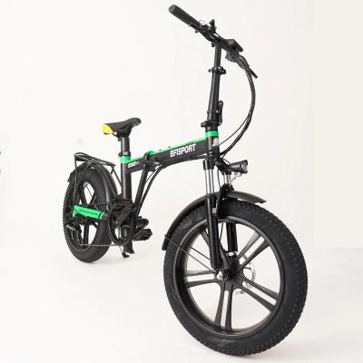 China BFI-20 Lighting Industry Folding Electric Mountain Bike 20 Inch 3.0 Tire 6.4Ah Motor 6.4Ah Electric City Fat Bike for sale