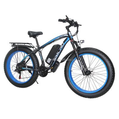 China Powerful Aluminum Alloy EMTB 1000W EU Current Fat Tire 26INCH Electric Mountain Bike for sale