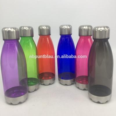 China Sustainable Clean Transparent Plastic Water Cola Bottle 750ml for sale