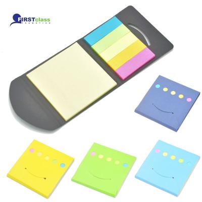 China Mini Colorful Cheap Sticky Memo Pad Self Adhesive Note With Kraft Paper Cover for sale