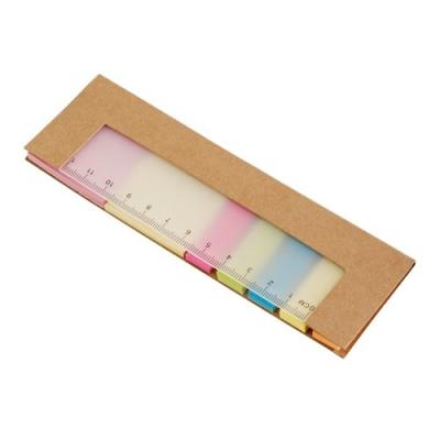 China Other kraft paper cover sticky notes with ruler for sale