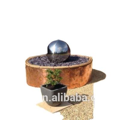 China Staring Corrosion Resistance 500mm Garden Ornaments Stainless Steel Hollow Balls for sale