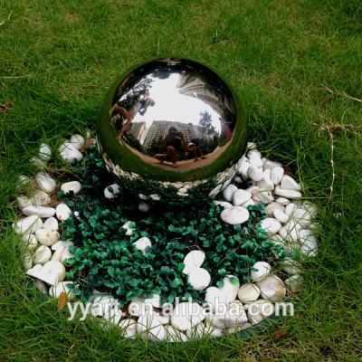 China Modern Hot Sale Garden Ornament Stainless Steel Hollow Ball 200 300mm for sale