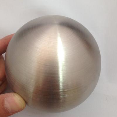 China Contemporary Hot Selling 6 8 10 12 14 16 18 20 24 36 42 Inch Brushed Staring Golden Stainless Steel Ball Garden Metal Ball for sale