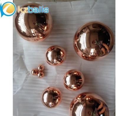 China Factory Industry Directly Sale Reddish Pure 99.99% 51 76 80 90 100 120 150mm Pure Copper Sphere for sale