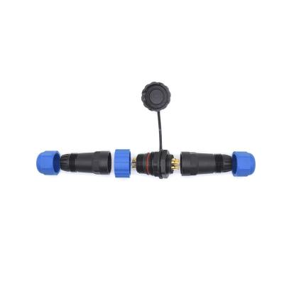 중국 IP68 waterproof connector male & female SD SP13-16-20-28 2/4/5/6/7/9/14 3-pin LED butt wire cable connector aviation plug 판매용