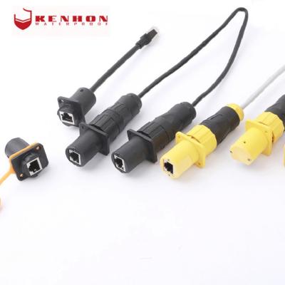 Κίνα Factory Customization 10 Pin Cat 6 7 Rj45 Waterproof Pass Through Connector Plug Price προς πώληση