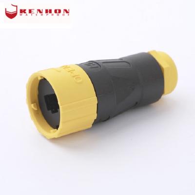 China Custom Wholesale Ip67 Ip68 Waterproof Cat5e Rj45 Coupler Network Female Wired Connector for sale