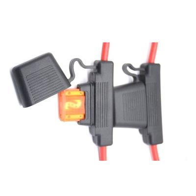 China Copper Wire 32 V ATO Inline Blade Car Fuse Holder Waterproof for sale