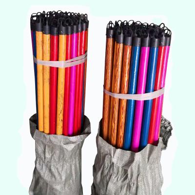 China Sustainable Hot Selling PVC Broom Handle Wooden Stick for sale