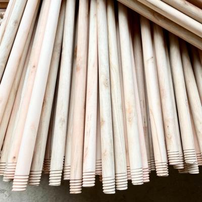 China Viable Natural Wooden Floor Wooden Floor Broom Stick Broom Stick Broom Stick Cleaning Factory for sale