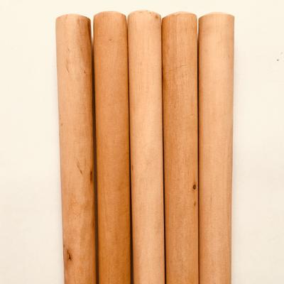 China Eco-friendly Natural Wood Broomstick Wooden Broom Handle Sale in Morocco for sale