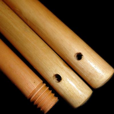 China Factory Price Eco - Friendly Household Varnish Orange Wooden Sticks For Broom for sale