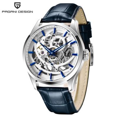 China PAGANI DESIGN Fashion Luxury Automatic Mechanical Watch 100M Waterproof Watch Relogio Masculino Leather Top Brand Men Watch PAG for sale