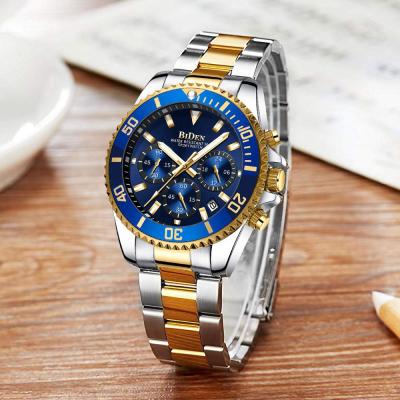 China 2021 New Brand Men's BIDEN Men's Leisure Sport Top Brand Steel Band Luxury Watch for sale