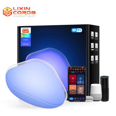 China Post-modern lampada DA Tavolo LED WiFi, Lampada DA Comodino RGBWW dimmerable, Lampada DA Tavolo Portatile, Cambio Colore, Controllo app, C for sale