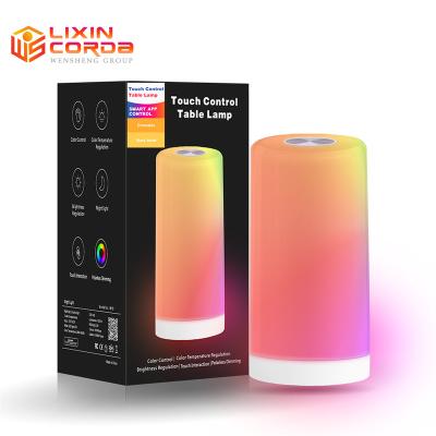 China Postmodern Smart WIFI RGB Table Lamp LED Light, Dimmable, Alexa Google Home, Tuya Gosund APP Control of Smart Life, Timing, Automation for sale