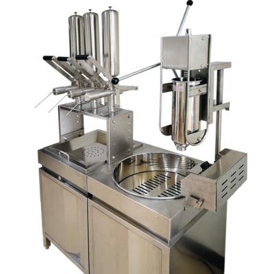 China Commercial churros catering machine with fryer churros filler with cabinet 3L churros filling machine jam filling machine system hot sale for sale