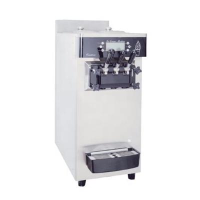 China Hot selling small business ice cream machine soft ice cream maker table top snack factory three flavors for sale