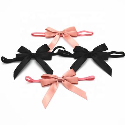 China Recyclable Fancy Machine Made Gift Decorative Satin Ribbon Bow For Hair Band for sale