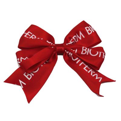 China Eco Fridendly Custom Personalized Christmas Gift Wrapping Ribbon Bow for sale