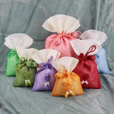 China Promotional Gift Bag Organza Jewelry Gift Pouches Sachet Packaging Drawstring Bags for sale