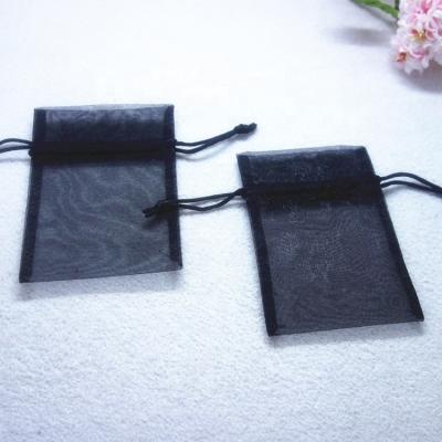 China Recyclable Custom Cheap Organza Bag Small Eyelash Packaging Gfit Pouch for sale