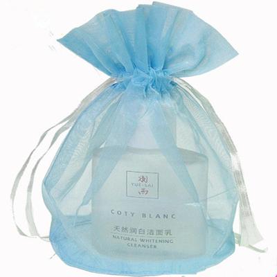 China Beautiful recyclable hot sale organza drawstring bags for perfume for sale