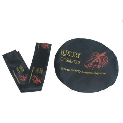 China Custom Silk Bath Satin Head Wraps With Custom Logo for sale