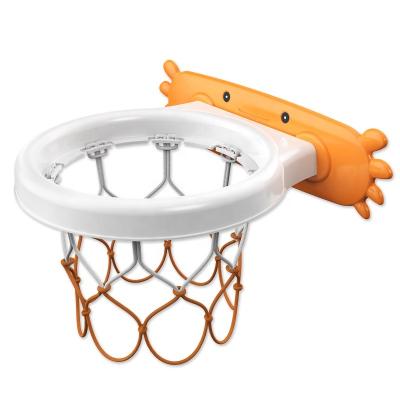 China Mini Removable Indoor Adjustable Plastic Toddler Kids Portable Baby Ring Toy Holds Basketball Hoop HHF019 for sale