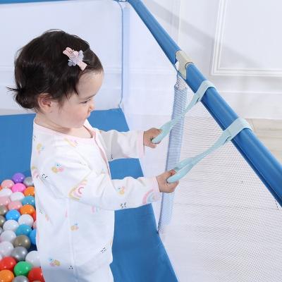 China EUROPEAN Fences Playpens Play Yard Plastic Indoor For Kids Portable Baby Adjustable With Child Baby Playpen 90*90 for sale