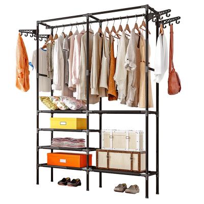 China Wholesale Viable Single Hangers Portable Home Bedroom Rack Hangers With Hook Holders for sale