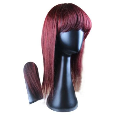 China 8-24 Inch Silky Straight Silky Straight Human Hair Wigs 100% Brazilian Remy Human Hair Machine Made Wig for sale