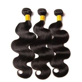 China Body Wave 8-28 Inch Color / 1B Natural Body Wave Hair Extensions 100% Natural Hair Braids Extension for sale