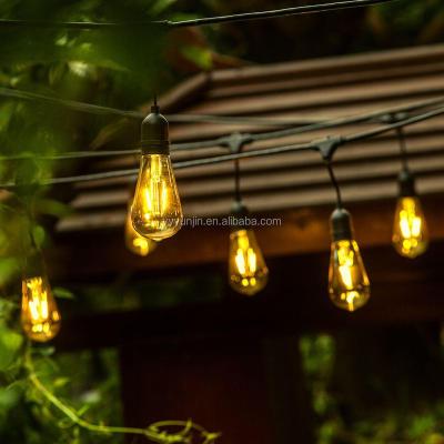 China Interior & Exterior Decoration Interior & Bestselling Globe Light Outdoor Patio Holiday Decoration Festival Decoration Waterproof e27 String With Edison Bulb for sale