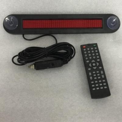 China Working Car 7X40pixel Remote Control Programmable Led Display for sale