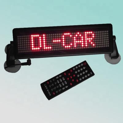 China CE RoHS 12V Scrolling Remote Control 8X48pixel P4.75mm Scrolling Message Led Sign , Multi Language for sale