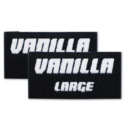 China Sustainable Factory Supply Custom Designs Garment Woven Fashion Damask Labels for sale