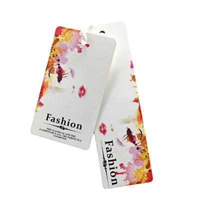 China Factory Direct Sales Sustainable Free Design Garment Custom Clothing Logo Products Paper Hang Tags for sale